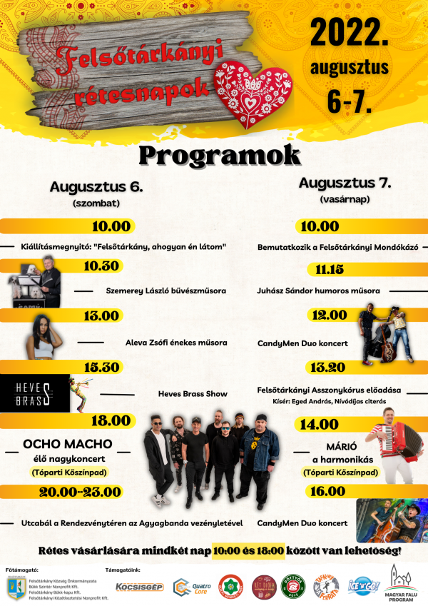 Felsőtárkányi Rétesnapok
