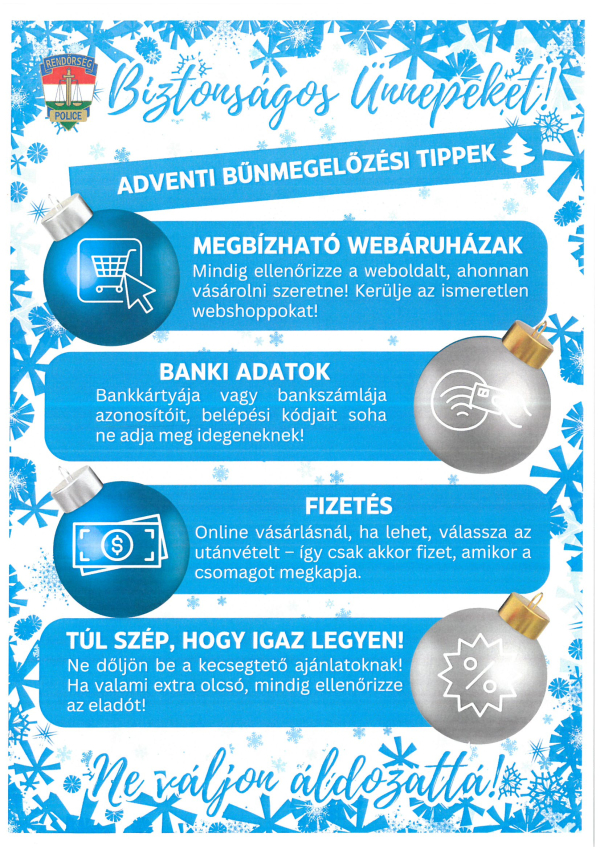 Bűnmegelőzési hírlevél