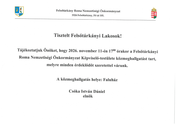 Közmeghallgatás
