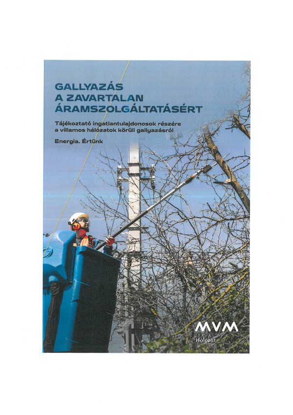 Gallyazás a zavartalan áramszolgáltatásért