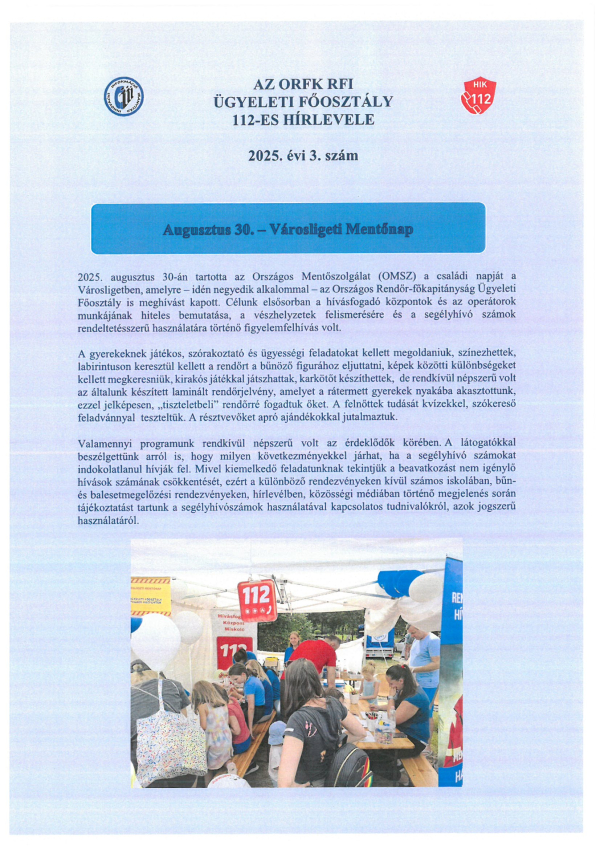 Városligeti Mentőnap