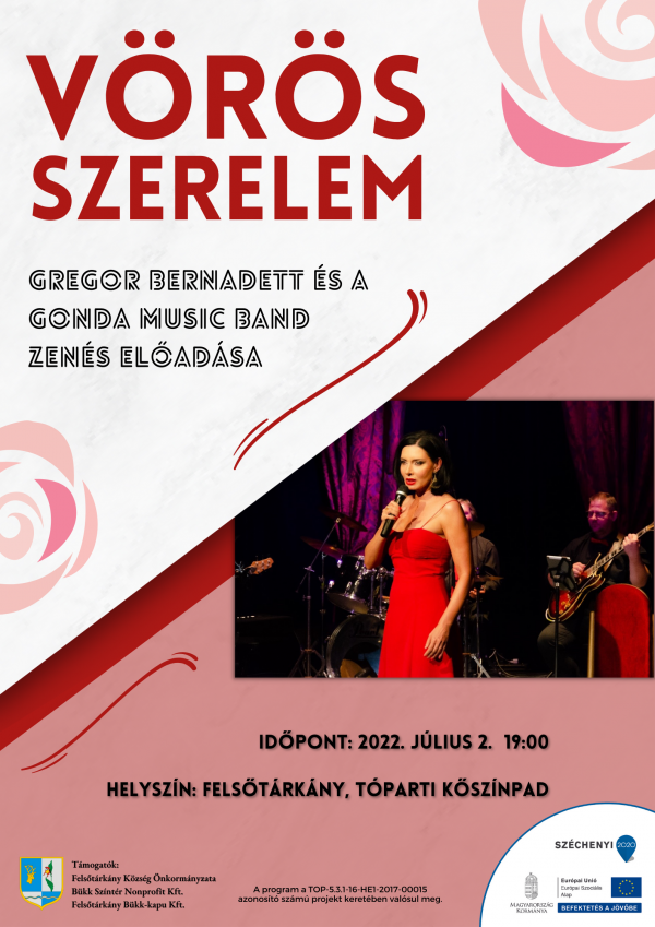 Vörös szerelem - Gregor Bernadett és Gonda László zenés estje