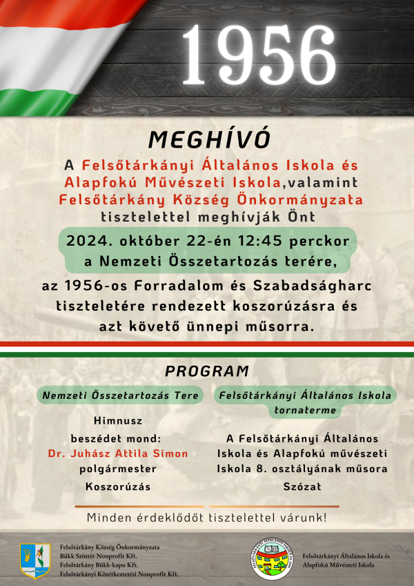 Települési megemlékezés az 1956-os forradalom és szabadságharc alkalmából