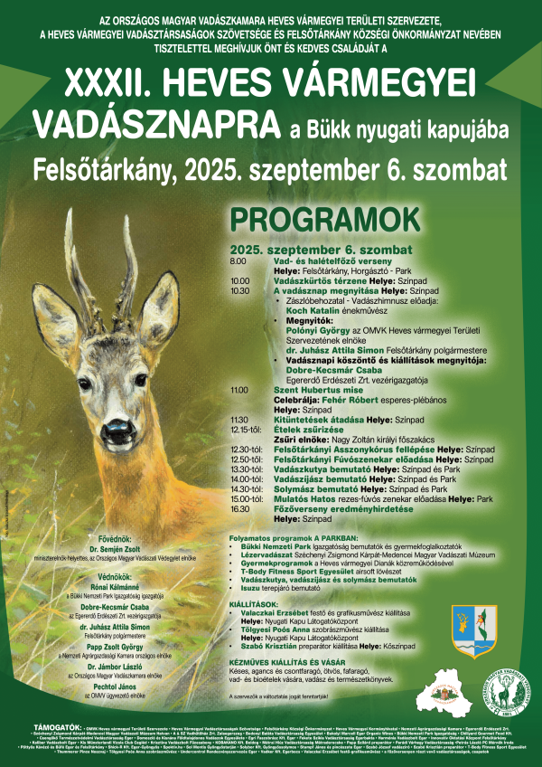 XXXII. Heves vármegyei Vadásznap