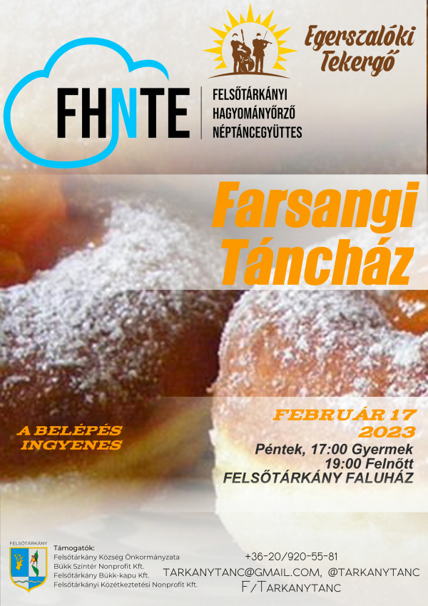 Farsangi Táncház a felsőtárkányi Faluházban